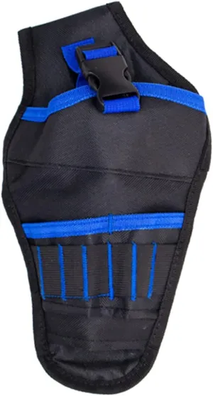 1Pc Tool Storage Waist Pouch Multi Functional Electric Tool Bag for Plumbers and Technicians Durable Comfortable Design for Easy Tool Organization