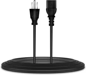 5ft/1.5m UL Listed AC in Power Cord Outlet Socket Cable Plug Lead for Precor EFX 5.21 5.21s 5.21si 521 EFX 5.21i EFX 521i Rear Drive Cross Fitness Crosstrainer Elliptical Trainer Crosstrainer