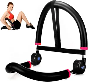 Ab Machine Abs Workout Equipment,Ab Crunch Machine For Stomach Workout, Abdominal Core Trainer Sit Up Machine.All In One Fitness Exercise Equipment For Home Gym Workout.USA Patented.Black