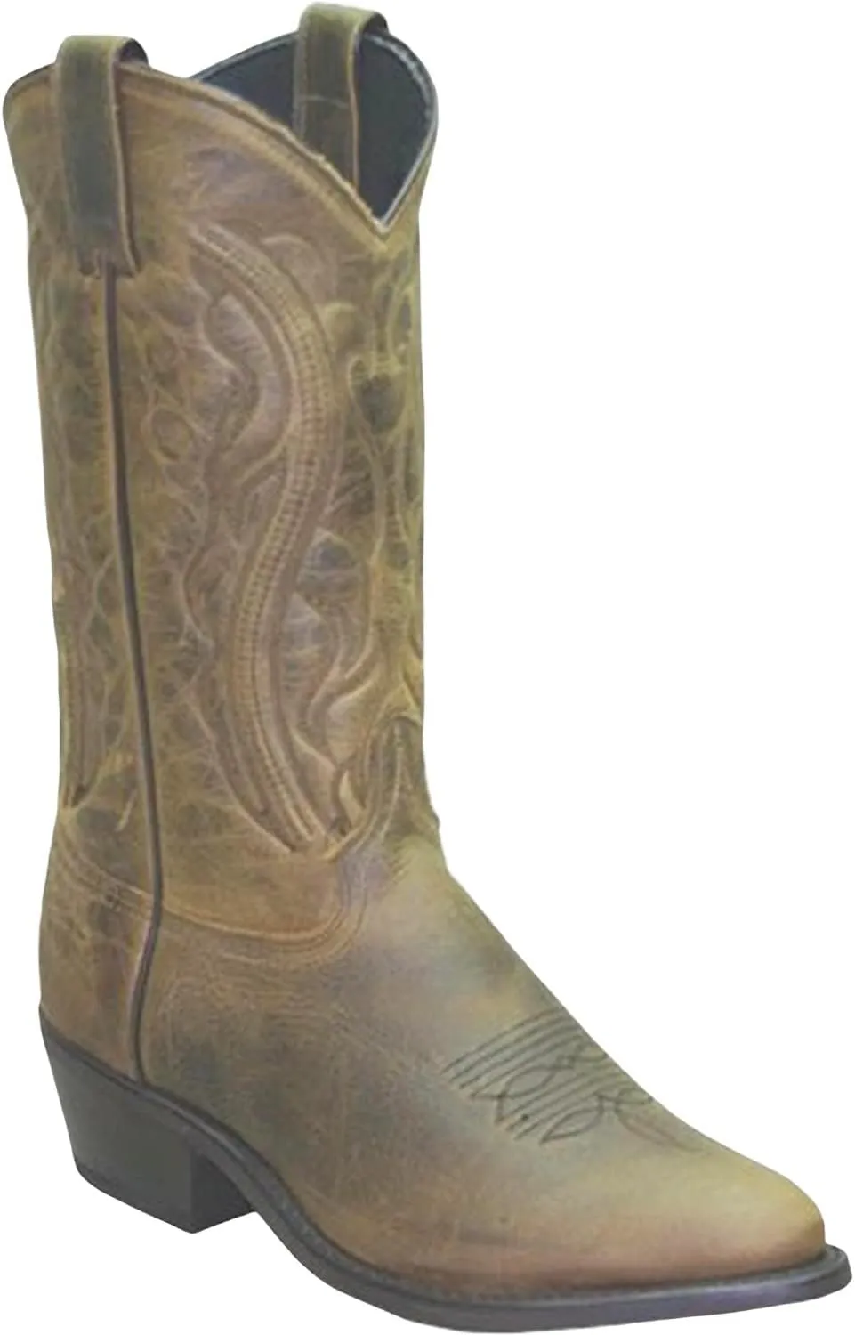 Abilene Men's Sage by Oiled Cowhide Olive Boot Medium Toe Brown 8 D