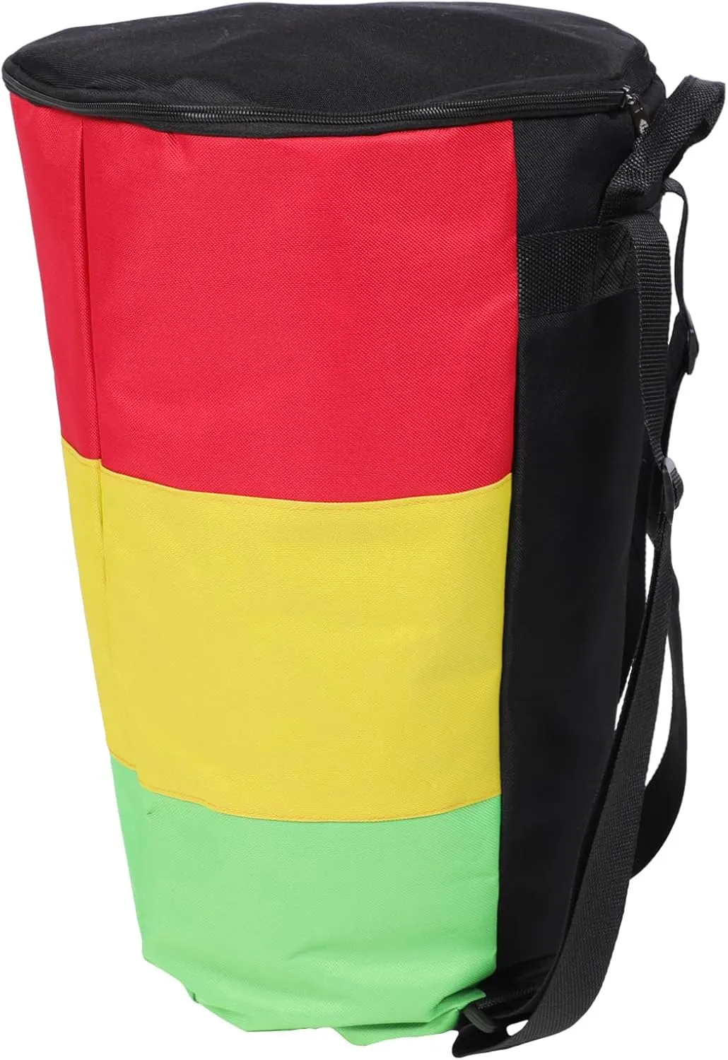 African Drum Bag Oxford Cloth Backpack for Instruments Multi Functional Drum Storage Pouch with Zipper Comfortable Carrying Durable Shock Absorption Design