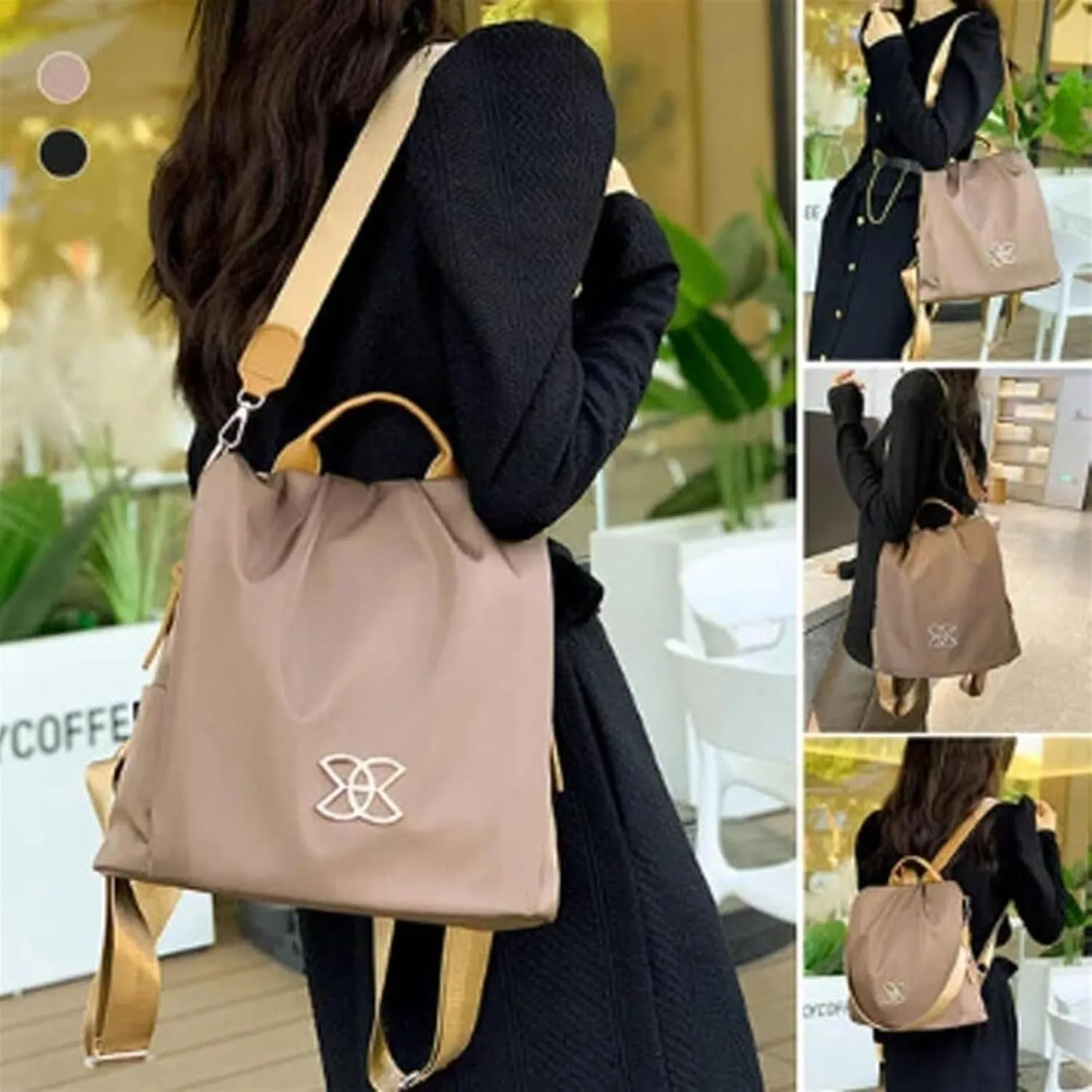 Anti Theft Large Capacity Backpack, Lightweight Oxford Cloth Backpack, Leisure Shoulder Bag For Women