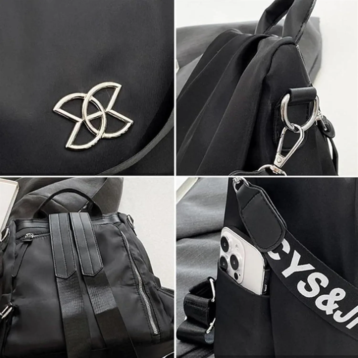 Anti Theft Large Capacity Backpack, Lightweight Oxford Cloth Backpack, Leisure Shoulder Bag For Women