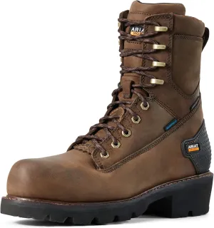 Ariat Men's Powerline 8" Waterproof Composite Toe Work Boot