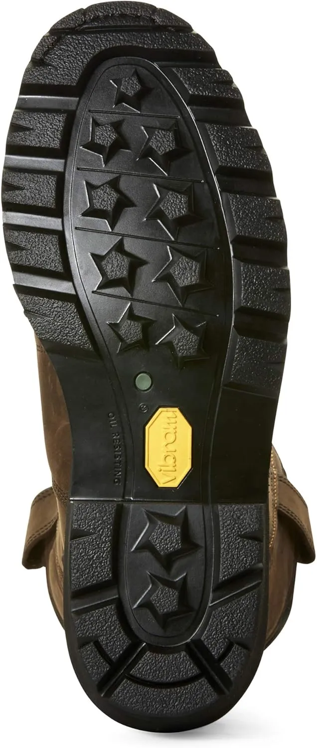 Ariat Men's Powerline Pull-on Waterproof 400g Composite Toe Work Boot