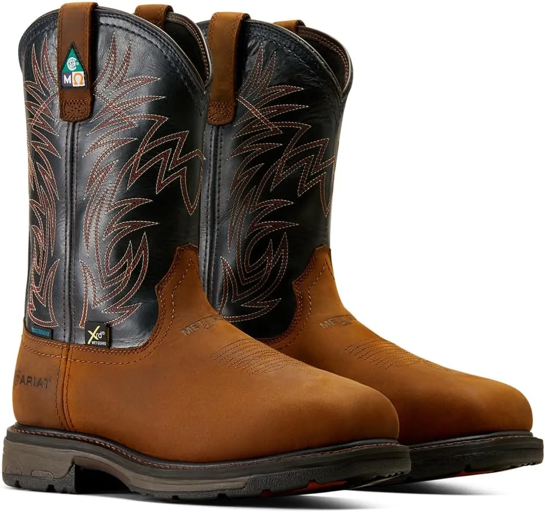 Ariat Men's WorkHog MetGuard CSA Waterproof Composite Toe Work Boot