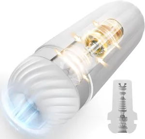 Automatic Male Masturbator Sex Toy for Men - SVAKOM Electric Pussy Pocket Adult Toys for Male Masturbation Pleasure - Stroke Sleeve Sexy Penis Trainer Self-Masturbation with 5 * 5 Modes