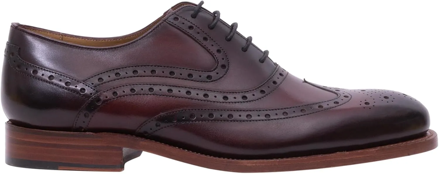 BARKER Liffey Men's Handmade Leather Brogue Oxford Dress Shoes - Timeless Elegance & Superior Craftsmanship for Formal & Business Wear