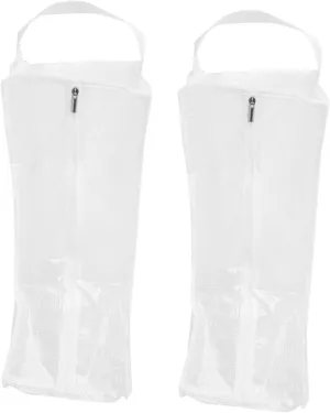 Boot Organizer Protector Bag 2 Pcs Tall and Short Boots Carry Bag Waterproof Shoe Storage Box for Travel Daily Use