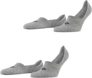 Burlington Men's Everyday 2-pack M in Cotton No-show Plain 2 PairsLiner Socks