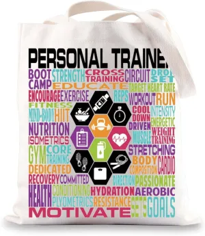 BWWKTOP Personal Trainer Tote Bag - Fitness Instructor Shoulder Bag Gifts