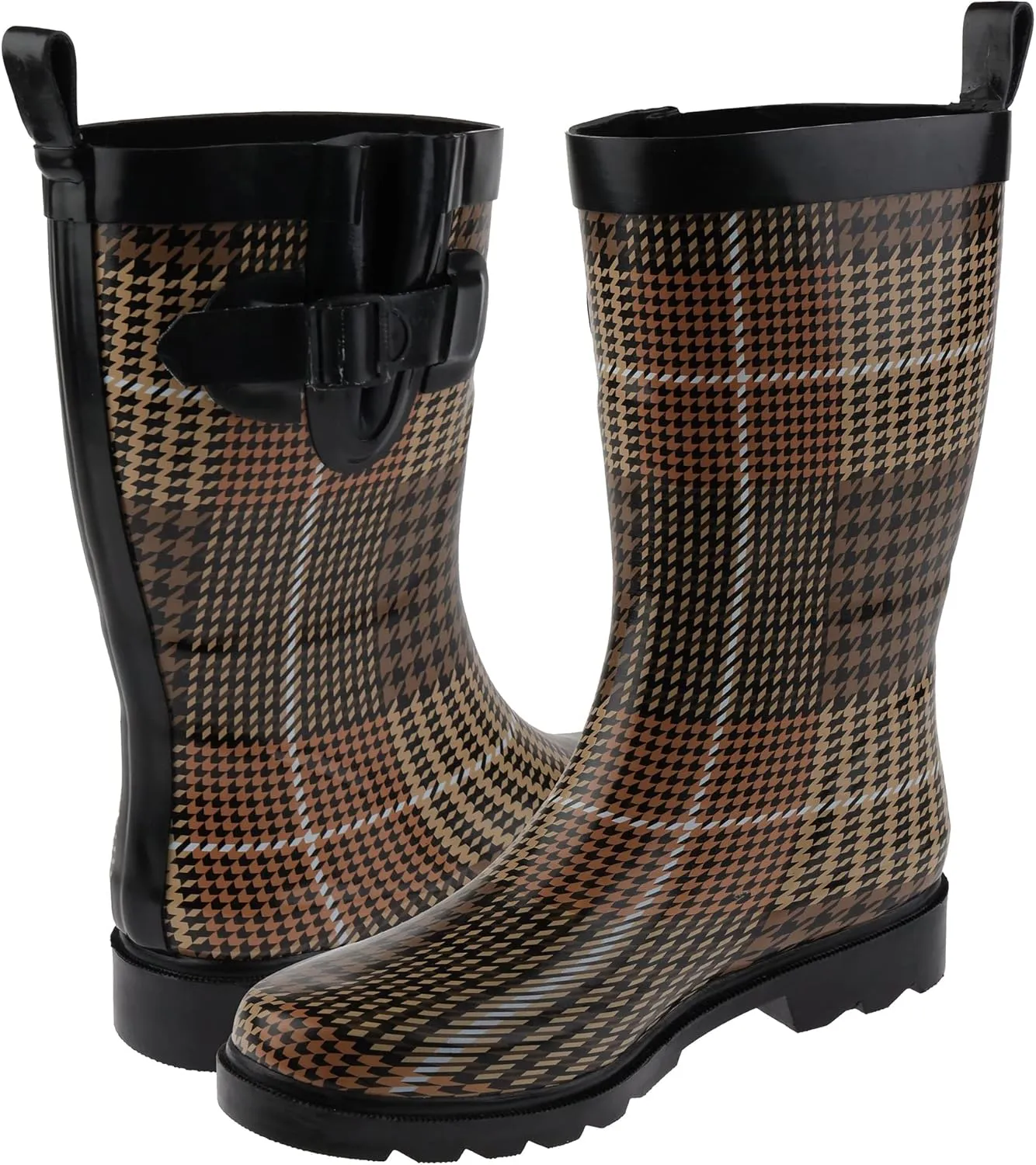 Capelli New York Ladies Mid-Calf Rubber Rain Boots