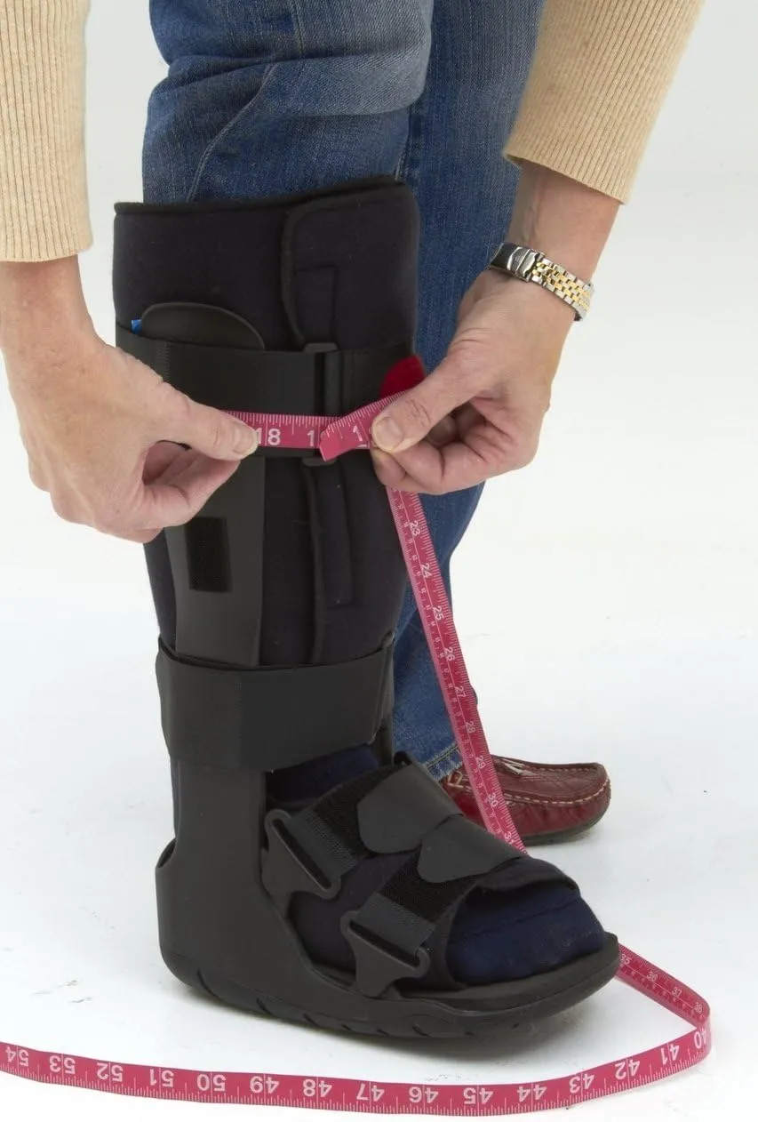 CastCoverz! Orthopedic Walking Boot Cover - Black - Size B - High Top - Fashionable, Protective, and Washable - Bootz! - Made in The USA