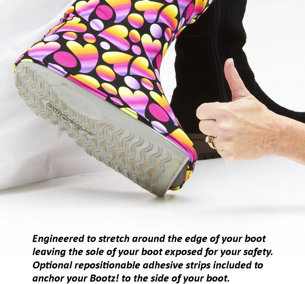 CastCoverz! Orthopedic Walking Boot Cover - Black - Size B - High Top - Fashionable, Protective, and Washable - Bootz! - Made in The USA