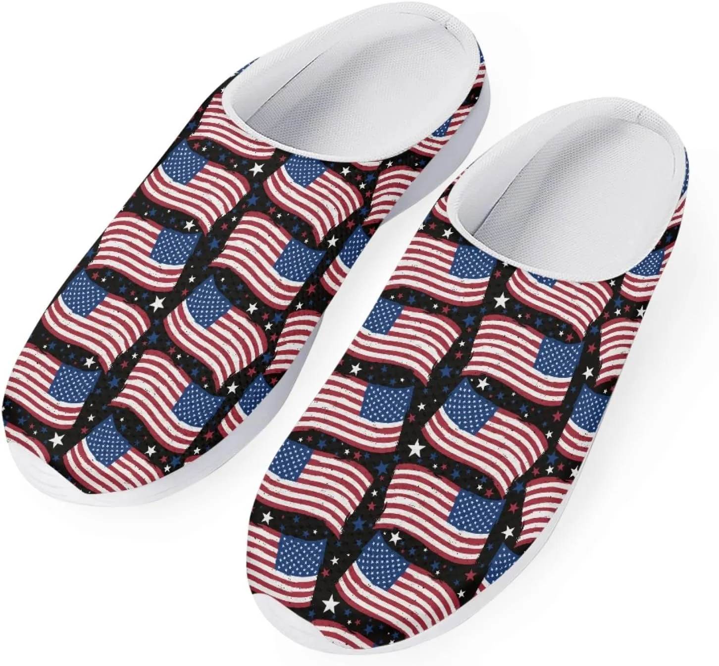 CLOHOMIN Casual Women's Mules Clogs Shoes Lightweight and Breathable Sneakers for Summer Slip-on Home Shoe