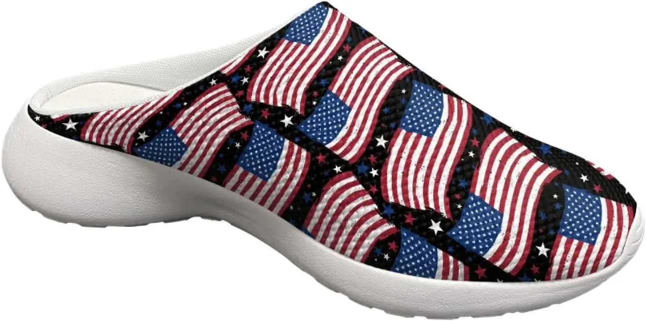 CLOHOMIN Casual Women's Mules Clogs Shoes Lightweight and Breathable Sneakers for Summer Slip-on Home Shoe