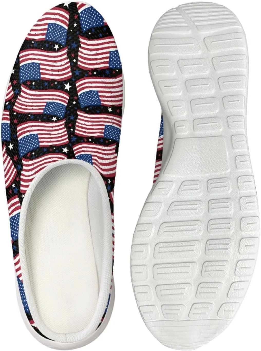 CLOHOMIN Casual Women's Mules Clogs Shoes Lightweight and Breathable Sneakers for Summer Slip-on Home Shoe