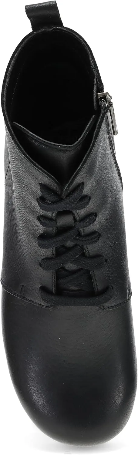 Dansko Sigourney Classic Stapled Clog in Lace-Up Boot Style for Women - Anti-Fatigue Rocker Bottom Promotes Forward Foot Motion