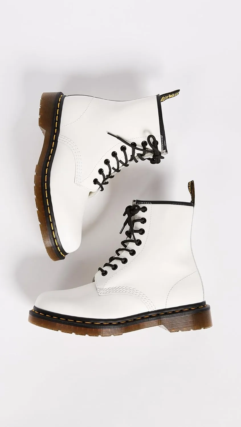 Dr. Martens Women's 1460 W Smooth Leather 8 Eye Boot