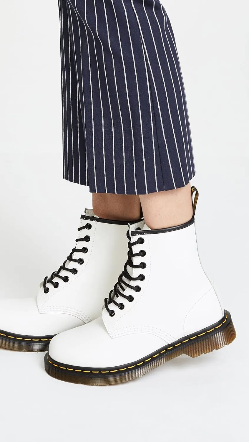 Dr. Martens Women's 1460 W Smooth Leather 8 Eye Boot