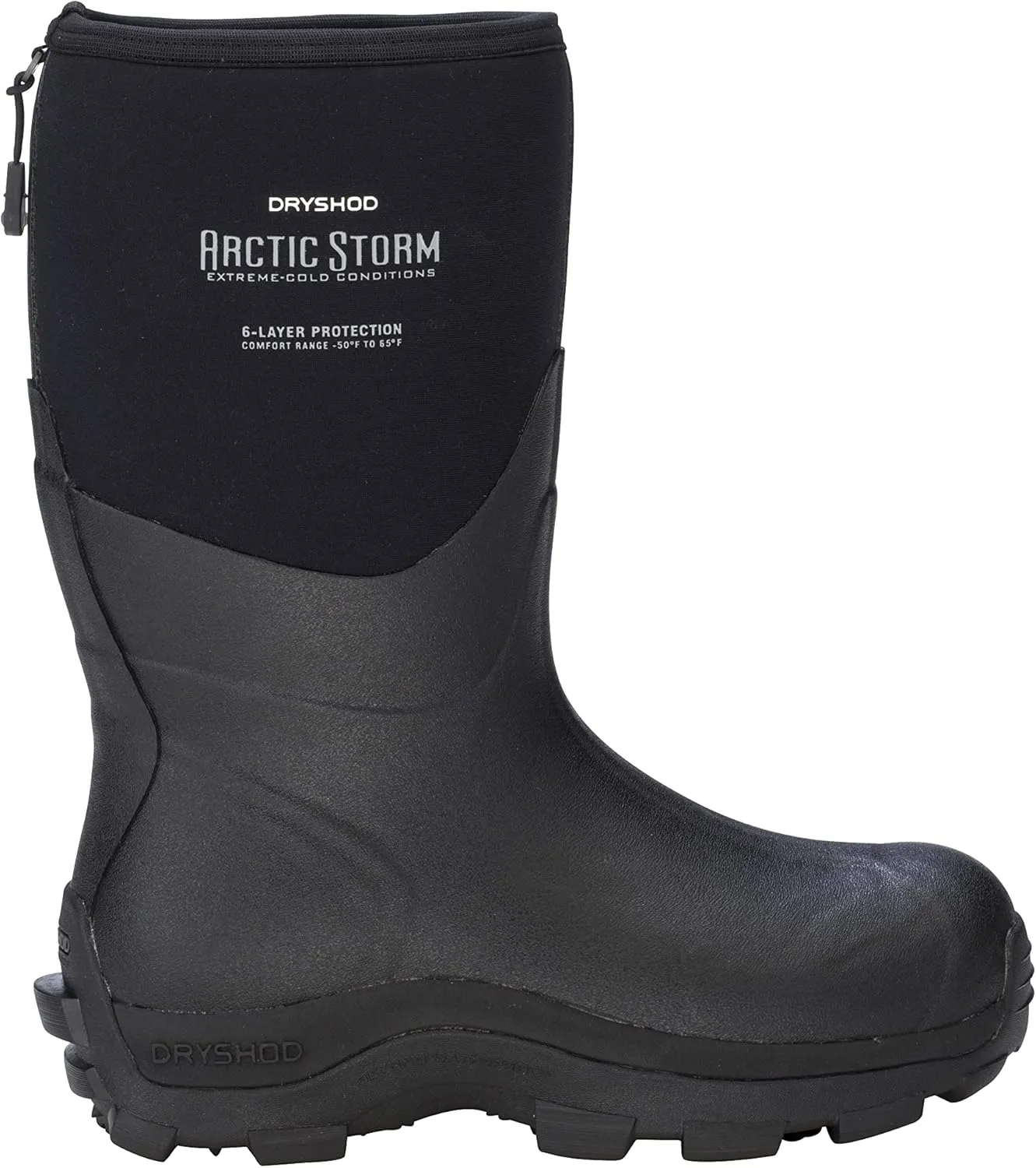 Dryshod Arctic Storm Mid Winter Boot - Men's, Black/Grey