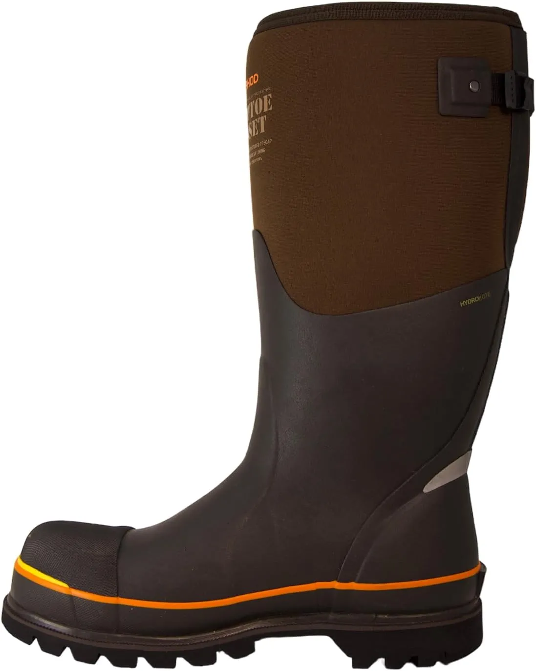 Dryshod Nanotoe Protective Gusset Safety Toe Work Boot - WIXIT Lining Brown/Orange