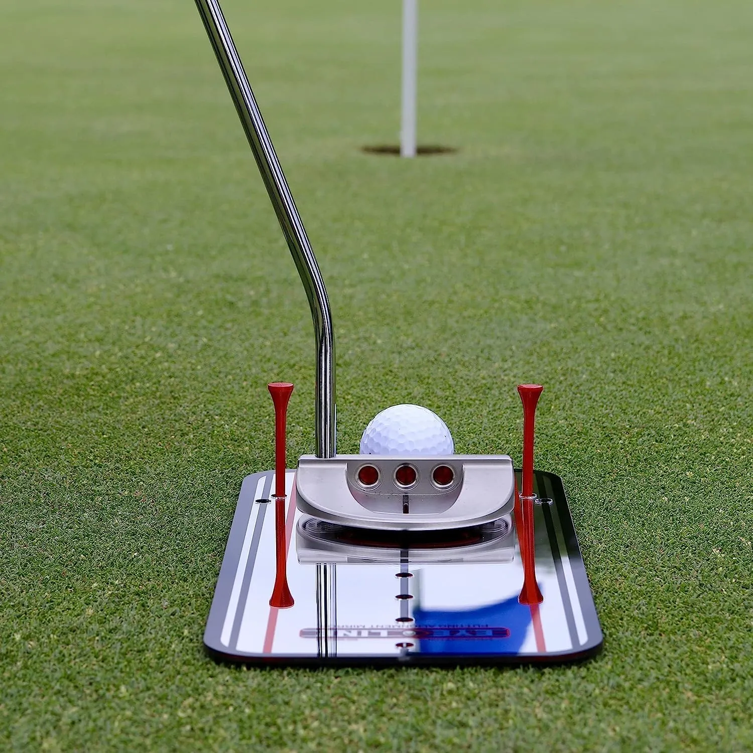 EyeLine Golf Putting Alignment Mirror, Portable Practice Putting Trainer Aid, As Seen on PGA Tour, Made in USA, Use Outdoors or on Indoor Putting mat