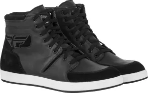 Fly Racing Street M16 Leather Riding Shoes (12) (Black)