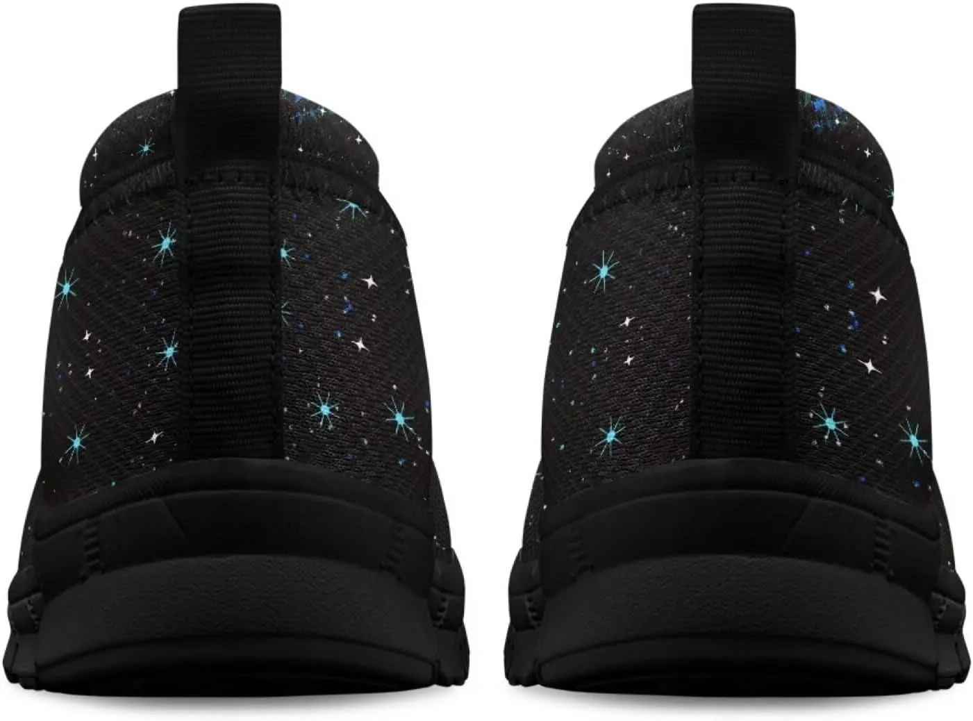 Galaxy Mesh Sneakers Fashion Womens Low Cut Sneaker Comfortable Ladies Flats Dress Clothes Shoe Loafer Lightweight Athletic Sneaker