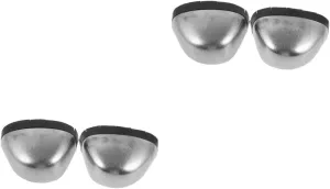 Gatuida 2 Pairs Toe Caps Inserts for Work Shoes Iron Toe Guard for Women's Safety