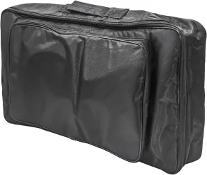 Geesatis Black Guitar Effect Pedal Board Bag Portable Carry String Instrument Replacement Parts, 24" X 13" X 4"