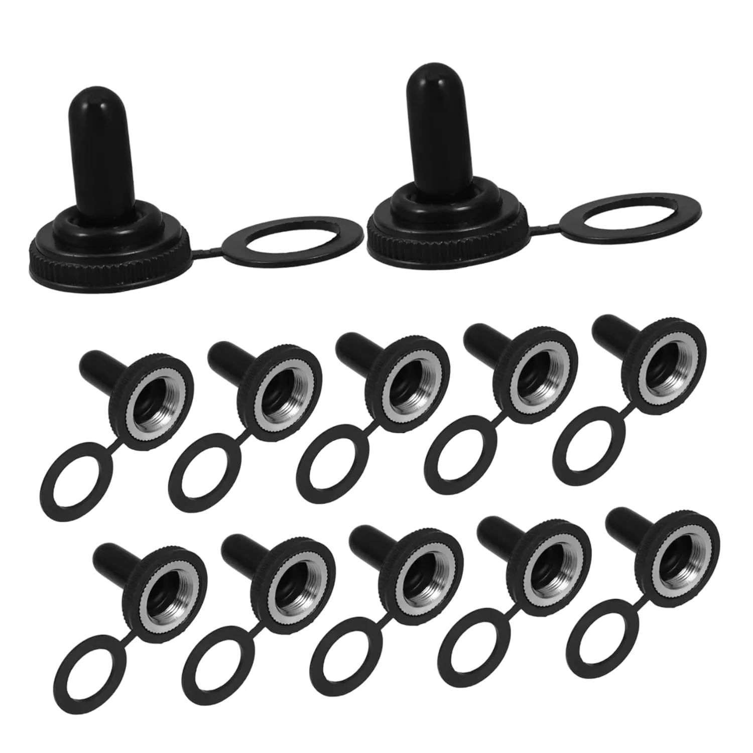 Ggle Switch Boot 10pcs 12mm Switch Protective Housing Mini Toggle Switch Cap Cover Position Switches Cap Dashboard c