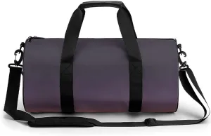 Gym Bag 17in for Men Women, Waterproof Foldable Sports Organizer, Durable Workout Travel Duffle Bag, Twilight Horizon Gradient-1356