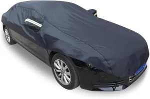 Half Car Cover for Daimler DB18 1948-1953, Oxford Cloth car top Cover Rainproof Snowproof UV-Proof All-Weather Waterproof car Covers Durable with Windproof Rope