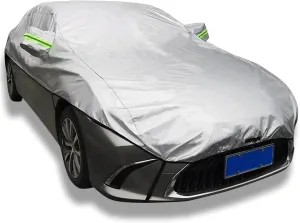 Half Car Cover for Daimler DB18 1948-1953, Oxford Cloth car top Cover Rainproof Snowproof UV-Proof All-Weather Waterproof car Covers Durable with Windproof Rope