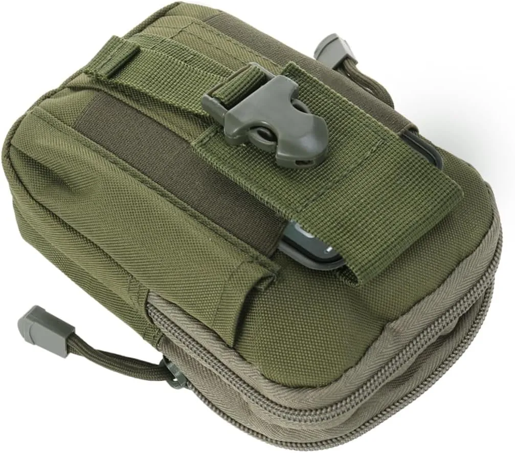 HANABASS 3pcs Pack Camping Belt Bag Lightweight Waist Pouch Pockets for Phone Keys Money Earbuds Snacks Durable and Stylish for Travel