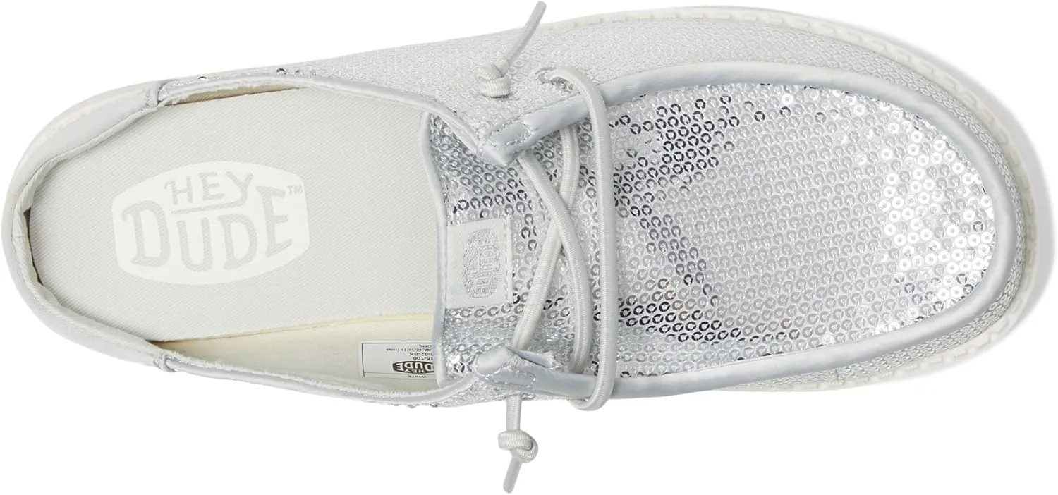 Hey Dude Women's Wendy Slip Sequin Loafer
