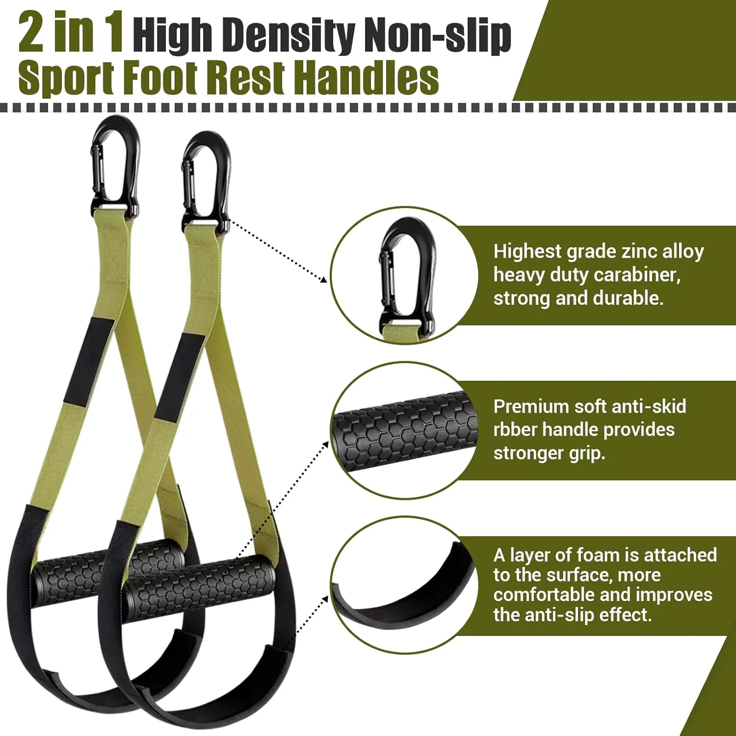 Home Resistance Training Kit, Resistance Trainer Exercise Straps with Handles, Door Anchor and Carrying Bag for Home Gym, Bodyweight Resistance Workout Straps for Indoor & Outdoor