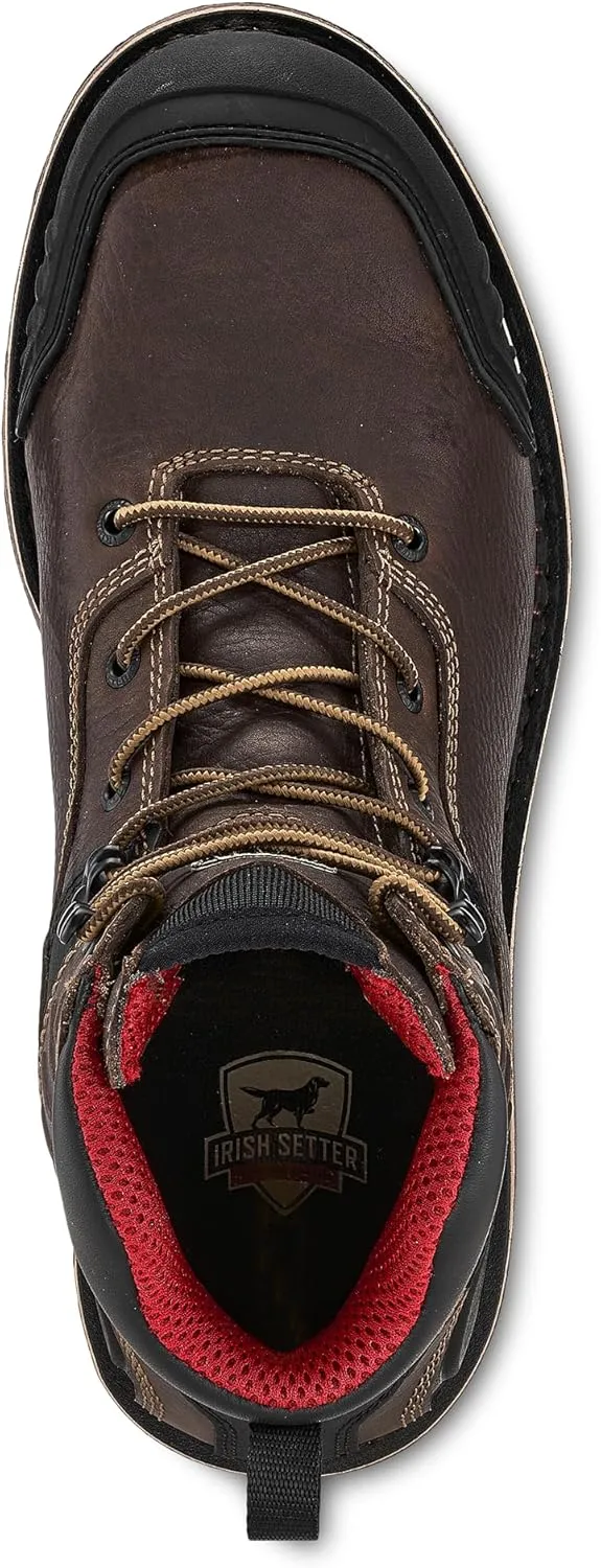 Irish Setter, Edgerton XD, Men’s, 6", Waterproof, Non-Metallic Safety Toe, Work Boot