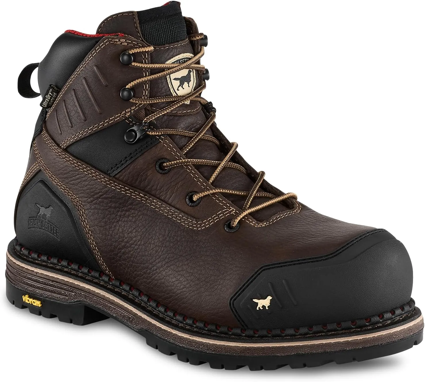 Irish Setter, Edgerton XD, Men’s, 6", Waterproof, Non-Metallic Safety Toe, Work Boot