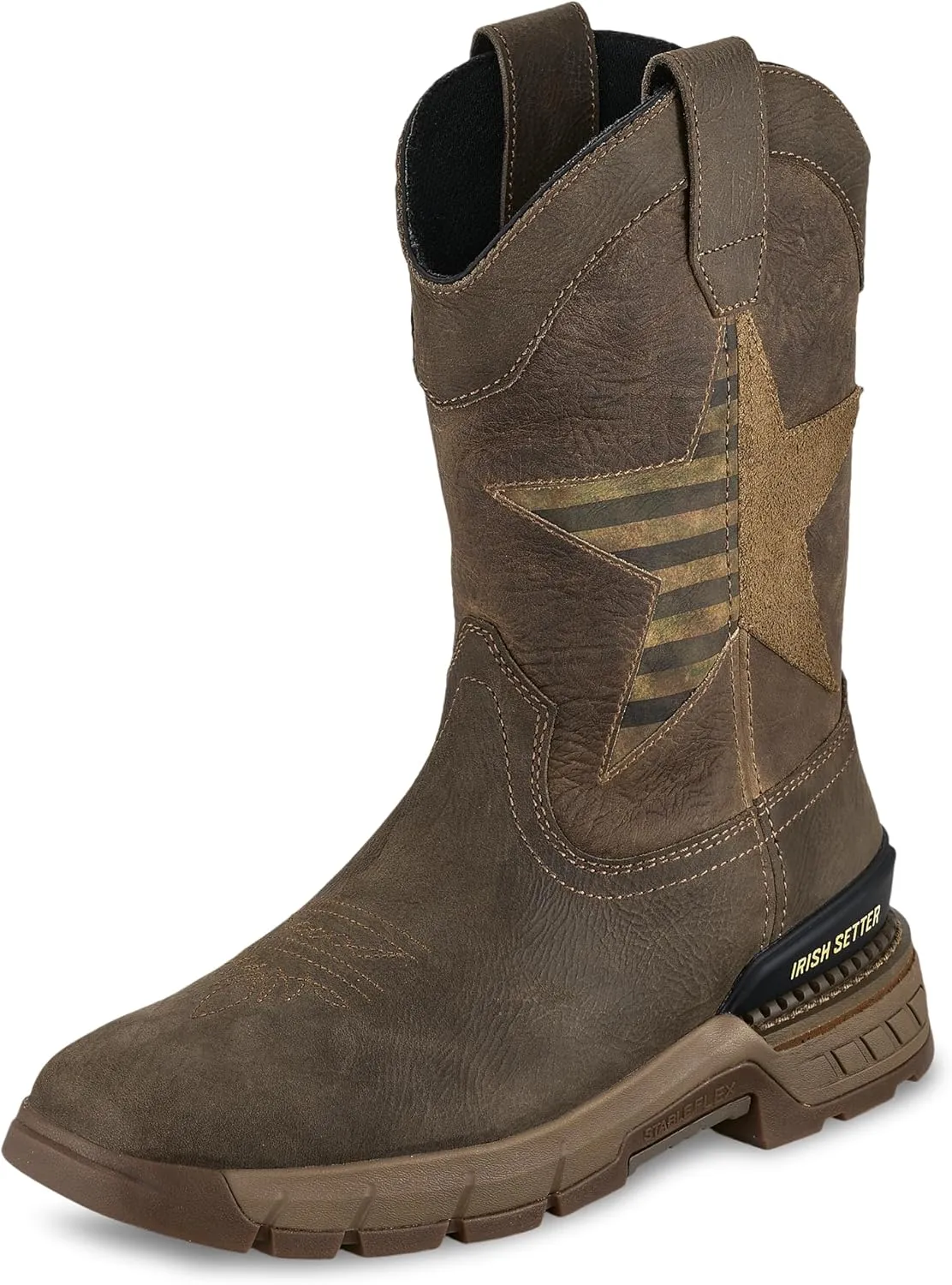 Irish Setter, Two Harbors, Men's, 11", Waterproof, Soft Square Toe, Work Boot