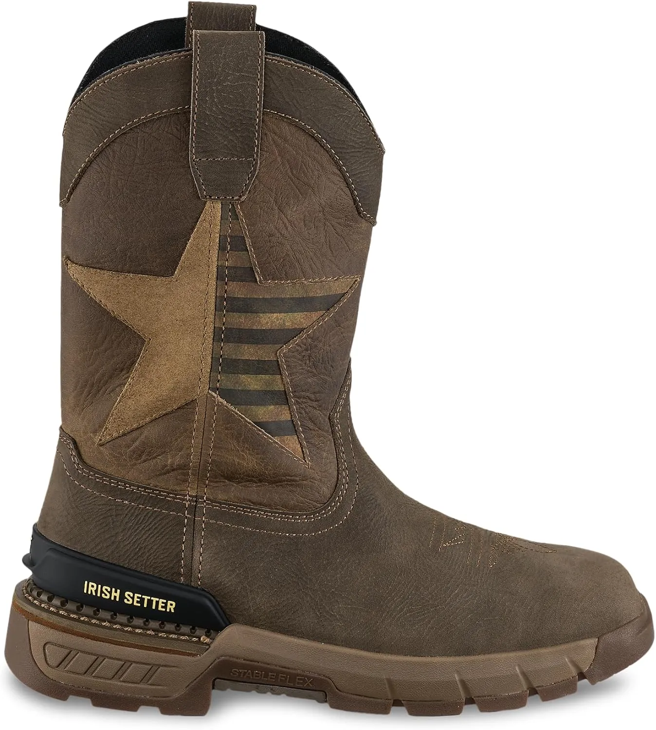 Irish Setter, Two Harbors, Men's, 11", Waterproof, Soft Square Toe, Work Boot
