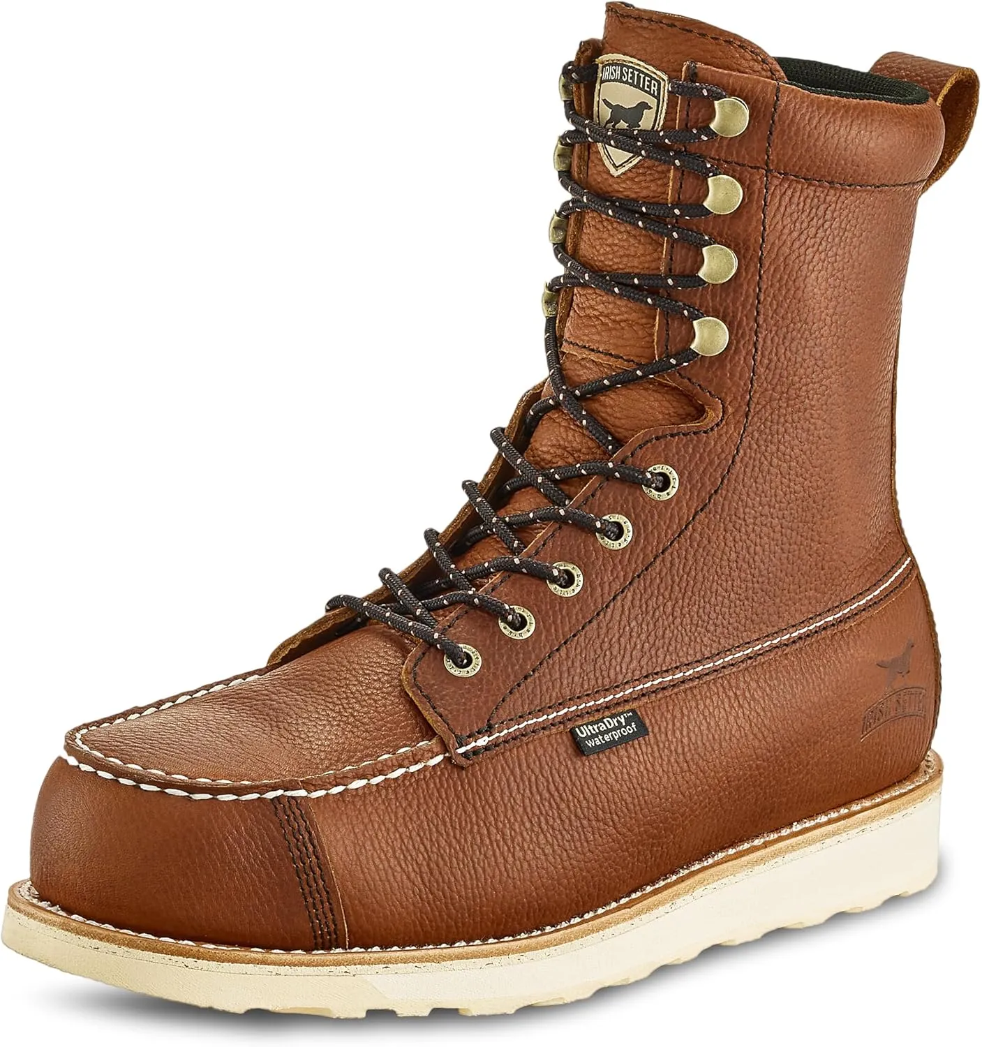 Irish Setter, Wingshooter ST, Men's, 8", Waterproof, Non-Metallic Safety Toe, Work Boot