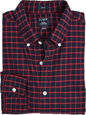 J.Crew Mercantile Men's Slim-Fit Long Sleeve Flex Oxford Shirt