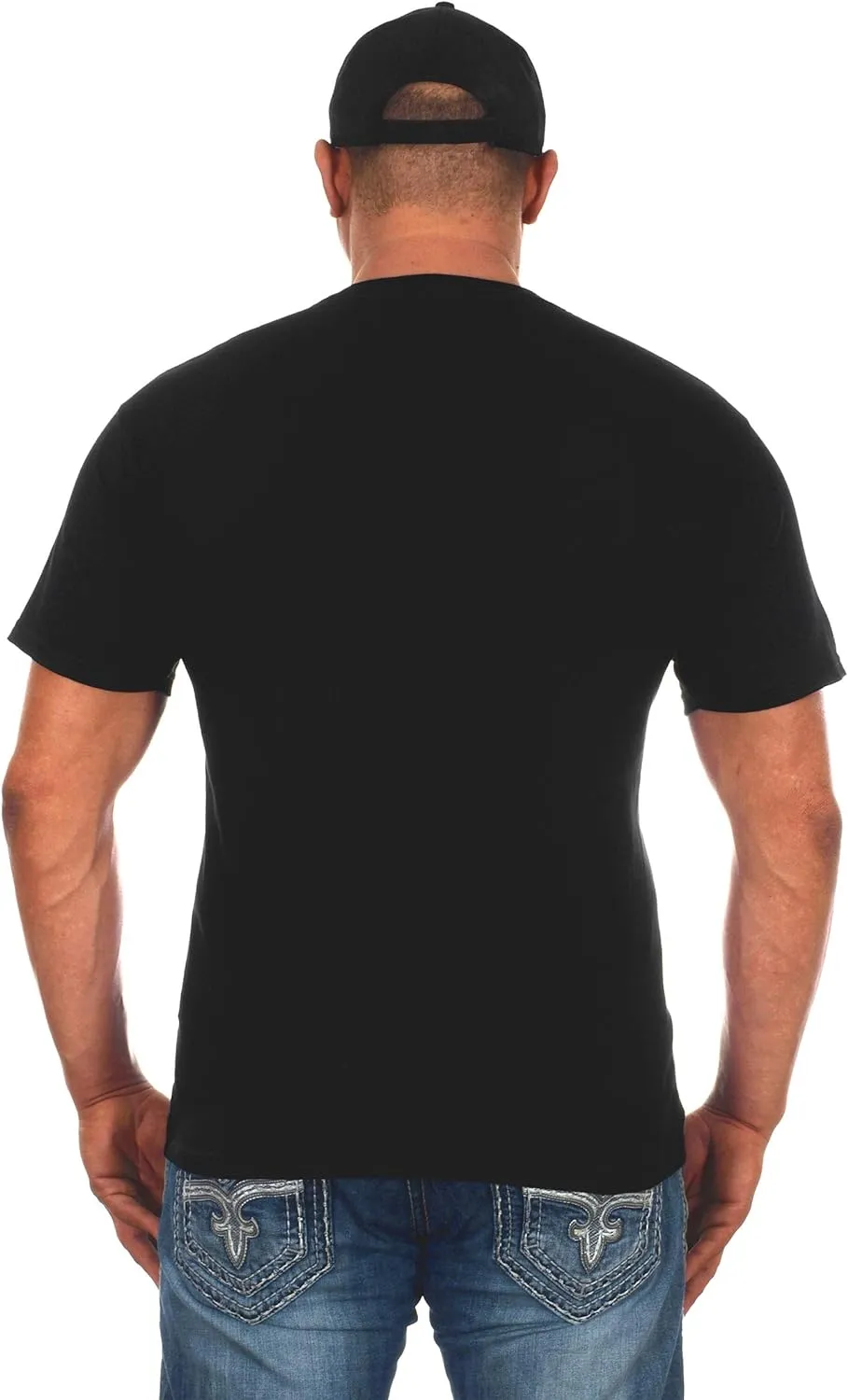 JH DESIGN GROUP Men's Dodge Charger Silhouette Short Sleeve Crew Neck T-Shirt