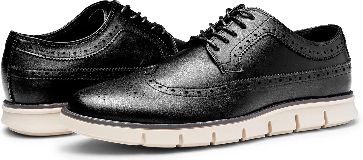 Jousen Mens Dress Shoes Men's Casual Dress Shoes Comfortable Business Dress Shoe for Men
