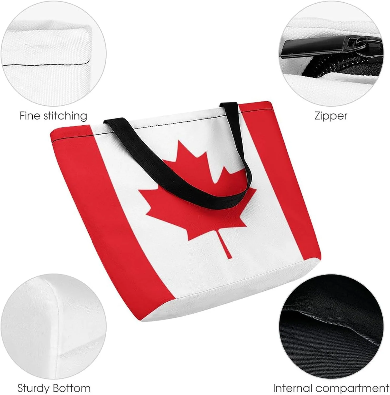 KiRYu East Timor Flag Women's Practical Tote Handbag with Zipper for Travel and Gym Use