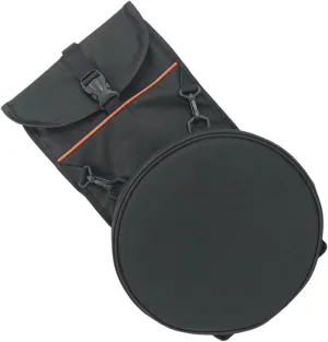 Kisangel Backpack Drum Practice Pad Bag Storage Bag Woven Gig Bag Straps Carry Portable Bag Shoulder Bag Padded Drum Pad Bag Storage Pouch for Instrument Drum Bag Oxford Cloth Black