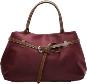 Large Capacity Belt Solid Tote Bag for Women Durable Outdoor Shoulder Bag Practical Work Holiday Underarm Bags 2025