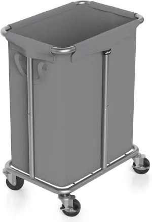Laundry Basket with Wheels, Rolling Laundry Hamper, 46 Gallons (170L), Removable and Machine Washable Liner, Steel Frame, Large Laundry Cart for Laundry Room, Bedroom, Bathroom, Dorm - Grey